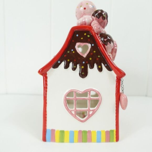 Blue Sky Hello Kitty Handcrafted Ceramic Sweet Shoppe Candle House - Picture 8 of 16